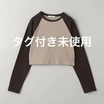 [ 택 포함 미사용 ] beauty&youth 코튼 래글런 슬리브 T셔츠