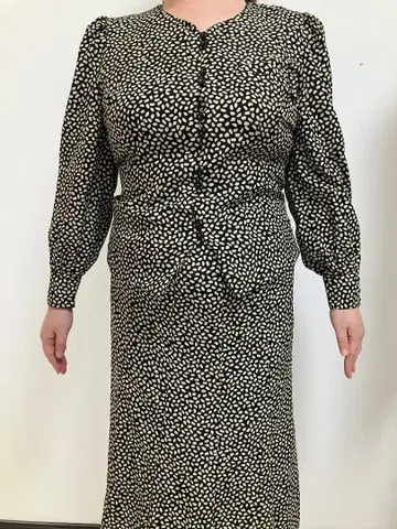 레리안 도트 무늬 스커트 셋업