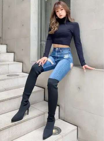 GYDA 인스톰 니하이 부츠 S