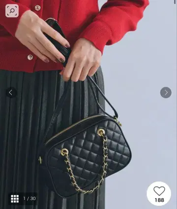 체인 핸들 미니 숄더 grove