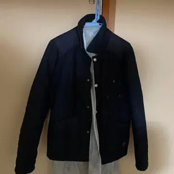 네이비 퀼팅 자켓