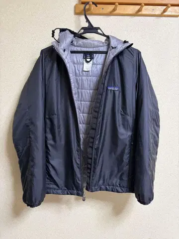 파타고니아 충전솜 나일론 자켓 블랙 여성용 S 다운