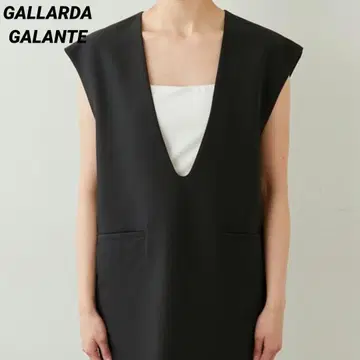 새상품급 GALLARDAGALANTE 베스트 풀오버 베스트 블랙 23