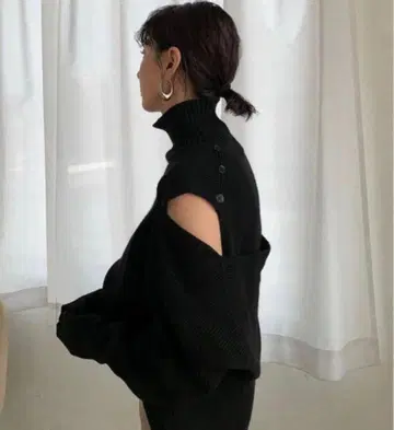 CLANE 2WAY OFF SHOULDER KNIT TOPS