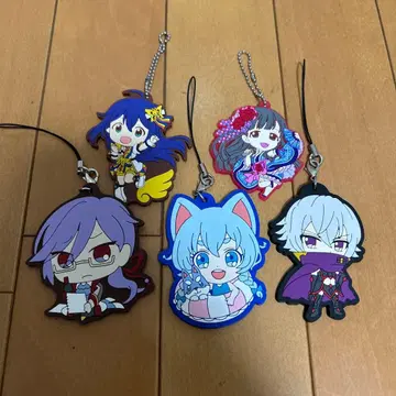 캐릭터 스트랩 5개 세트