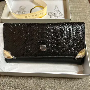 용피부바람 장지갑 블랙 개운 육각 오키나와 류큐풍년 지갑 금전운 쌓이는