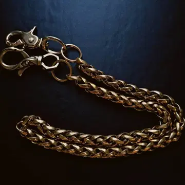 놋쇠 당초 디자인 후크 월렛 체인 키체인 액세서리