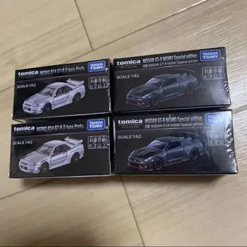 토미카 프리미엄 재팬모빌리티쇼 한정판 닛산 GT-R 4개