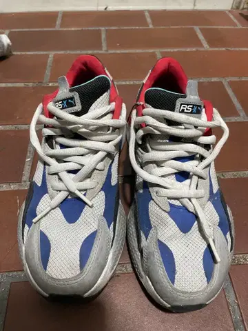 PUMA RS-X 스니커즈 파랑/빨간색/화이트