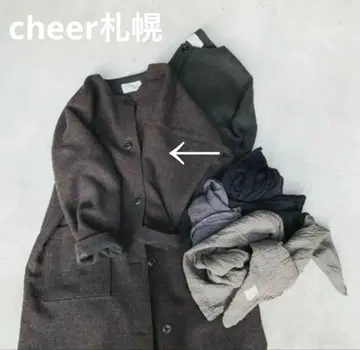 cheer 삿포로 노카라 롱 코트