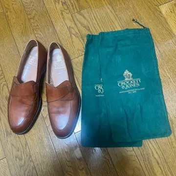 CROCKETT & JONES 브라운 로퍼 수납 봉투 포함