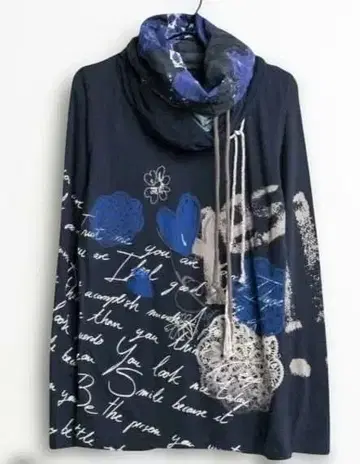 desigual 터틀넥 티셔츠