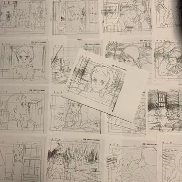 B4 사이즈 빨간 머리 앤 미공개 레이아웃 약 86장 미야자키 하야오