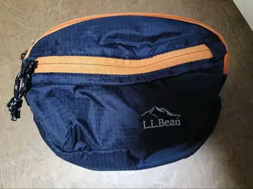[ 새상품급 ] L.L.Bean 바디백 네이비 오렌지