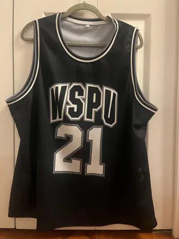 WurtS 농구 유니폼 L 블랙