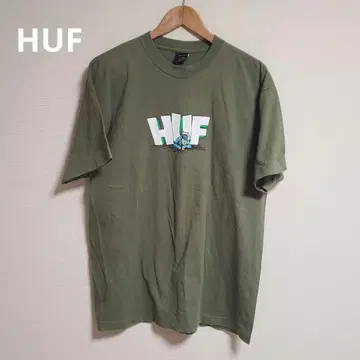 HUF 하프 더 드롭 반팔 티셔츠 로고 그래픽 프린트