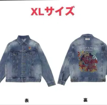 포켓몬 센터 히로시마 카이하라 데님 자켓 갸라도스 XL 사이즈
