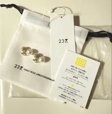 새상품급*2way 펄 귀찌 골드 VERY 게재품 23구