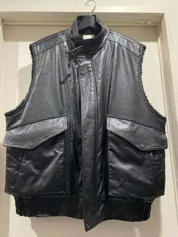 FREAK'S STORE/프릭스스토어 보아 베스트 가죽 자켓 M