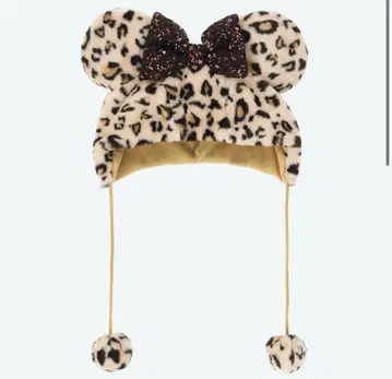 미니 레오파드 무늬 팬캡