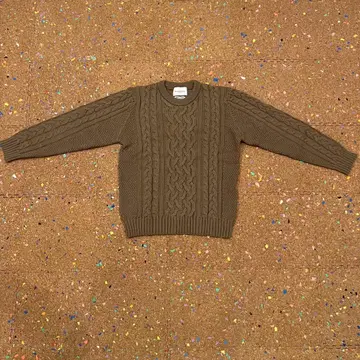 울 니트 브라운 일본제