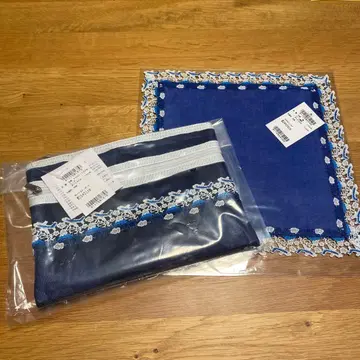 [기내 인터넷 한정 판매 컬러] 긴자와 레이스 ANA 손수건 & 파우치