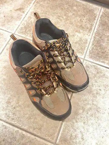 OUTRON 아웃도어 신발 브라운/오렌지