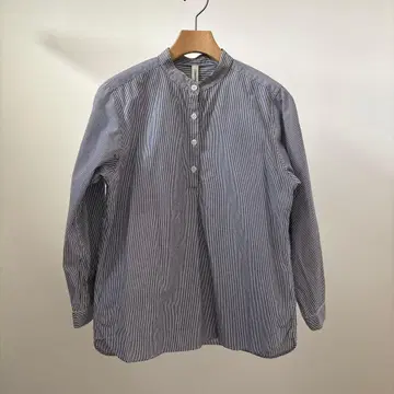 COMMUNE WORKS 풀오버 셔츠 스트라이프
