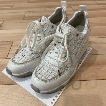 플러스 다이애나 슬림 레그 힐업 스니커즈 글리터