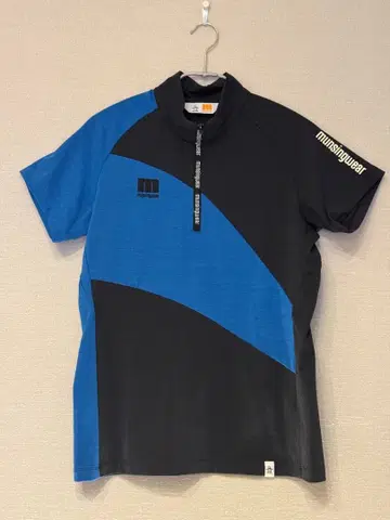munsingwear 하프 지퍼 반팔 셔츠 M