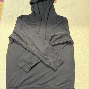 GU 블랙 후드티 L 사이즈