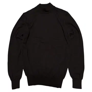 BEAMS F 21 게이지 이탈리아제 모크넥 니트 브라운 남성용 46