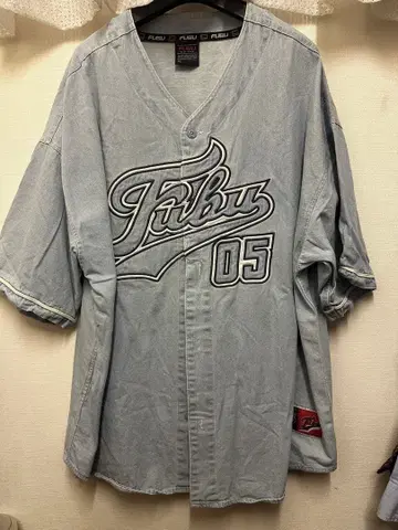 부 FUBU SPORTS 90s 베이스볼 셔츠 게임 셔츠