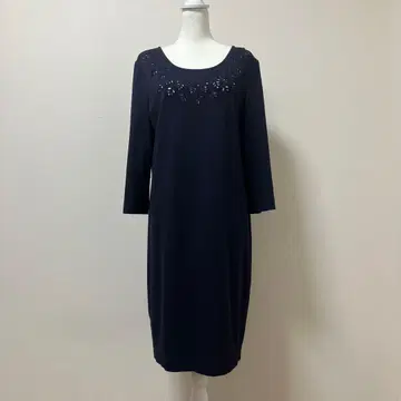 로라 애슐리 네이비 원피스 시스루 고급 가을 성숙 청순 멋짐