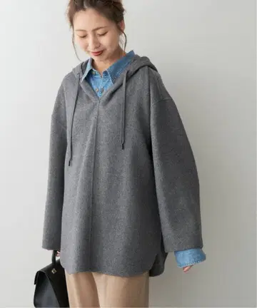 택 포함 새상품 Spick and Span 더블 페이스 후드티