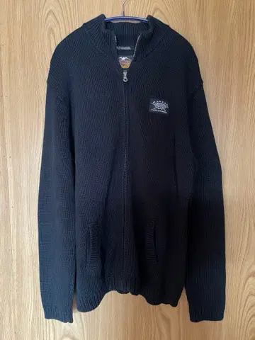 [ Harley Davidson ] 니트 집업 블루종