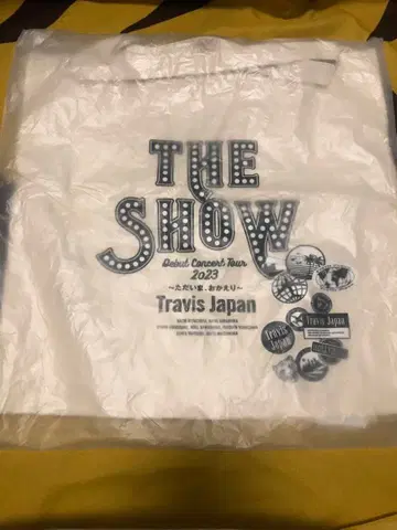 미사용 새상품 Travis Japan THE SHOW 토트백