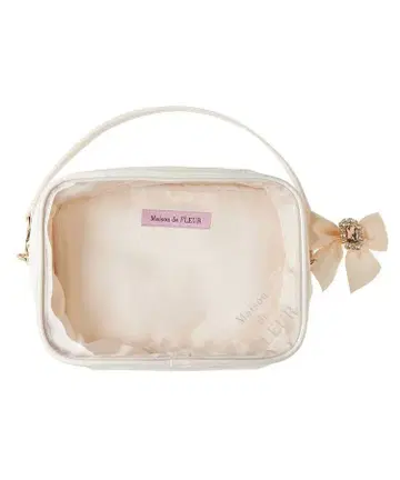 메종 드 플뢰르 클리어 파우치 M