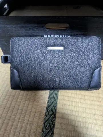 미사용 pierre cardin [2층 가죽] 클러치백 ACE