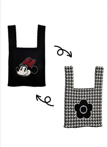 리버서블 토트백 미키