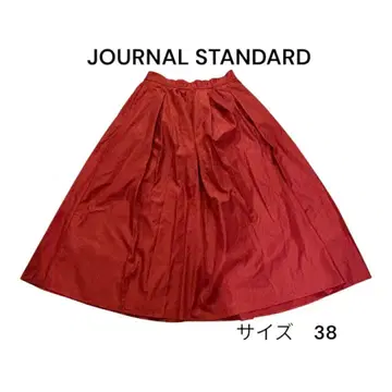 JOURNAL STANDARD 빨간색 플레어 스커트 사이즈 38