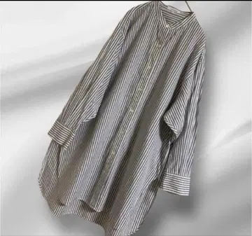 빅 사이즈! 23구 MY STANDERD 밴드 카라 셔츠 46