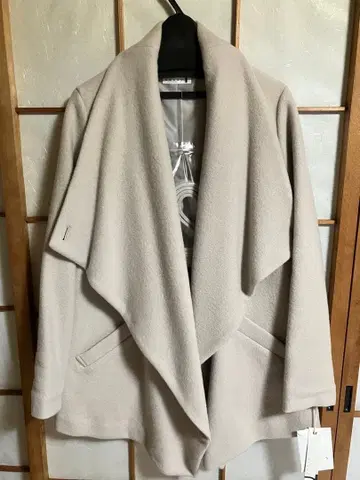 soeur7 베이지 울 코트