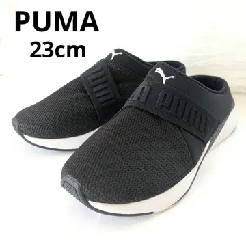 새상품급 PUMA 소프트 뮬 크로그 샌들 23cm