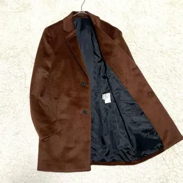 미사용 레어 알파카 띠어리 체스터 코트