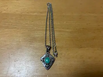 남성용 실버 925 목걸이 구제 의류 실버