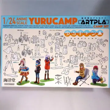 유루캠 1/24 캠핑 세트 카이요도의 프라모델 케이