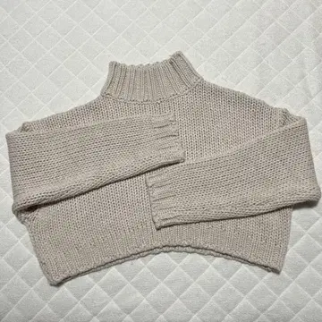 CANALJEAN via j 숏 하이넥 니트