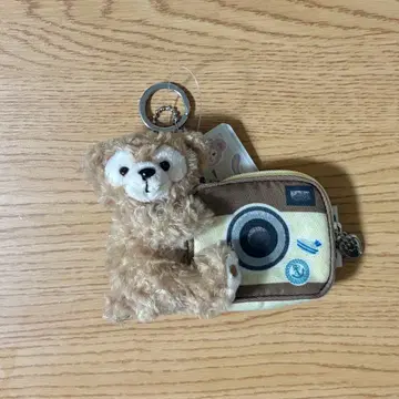 [ 미사용 새상품 ] 디즈니씨 더피 카메라 파우치 봉제 인형 키링