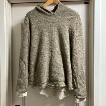 울 천축 레이어드 후드티 REMI RELIEF (레미 릴리프)